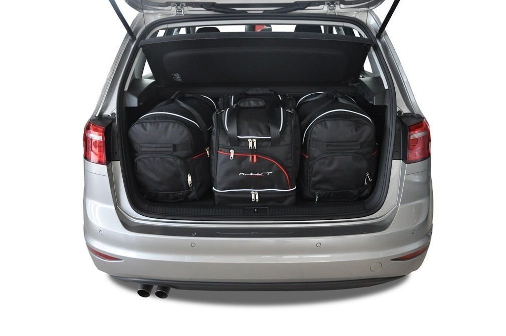 Se VW GOLF SPORTSVAN 2013-2020 CAR BAGS SET 4 PCS hos RejseGear.dk