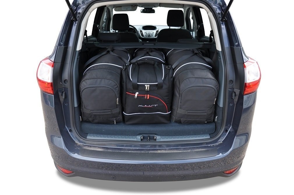 Se FORD GRAND C-Max 2010-2015 CAR BAGS SET 4 PCS hos RejseGear.dk