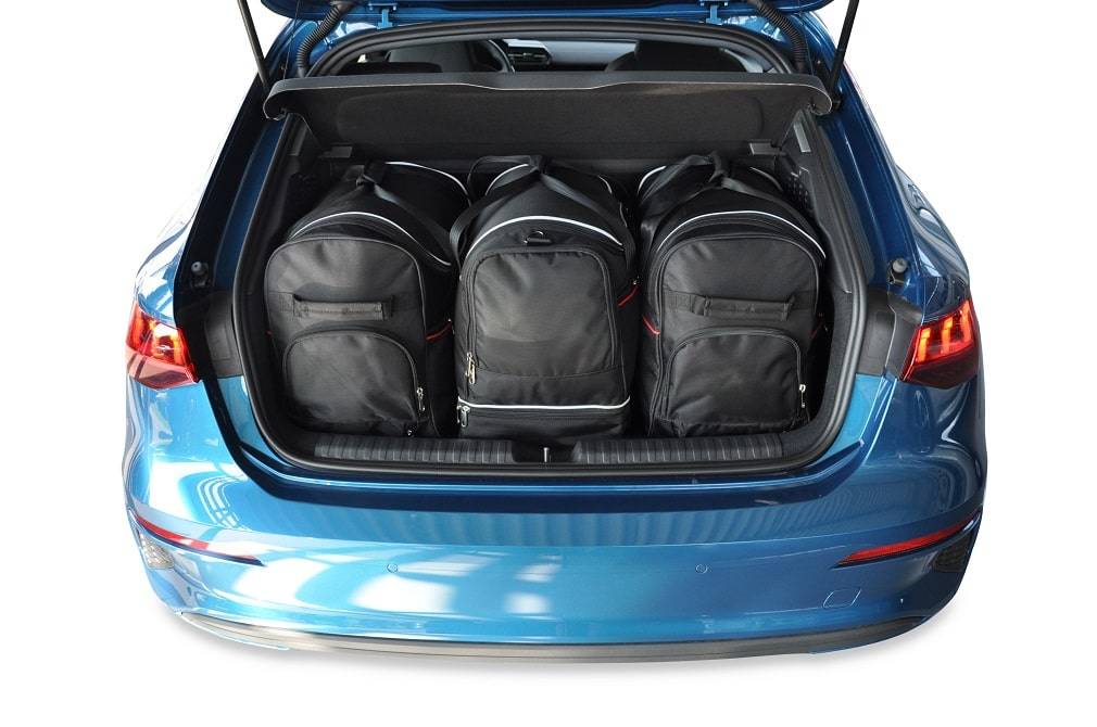 Se AUDI A3 SPORTBACK 2020+ CAR BAGS SET 3 PCS hos RejseGear.dk