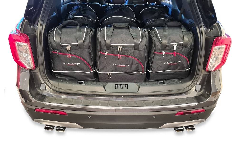 Se FORD EXPLORER PHEV 2020+ CAR BAGS SET 6 PCS hos RejseGear.dk