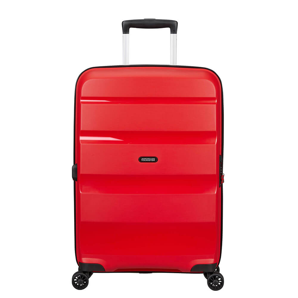 Se American Tourister Bon Air DLX Spinner Rød Kuffert - Mellem - 66 cm hos RejseGear.dk