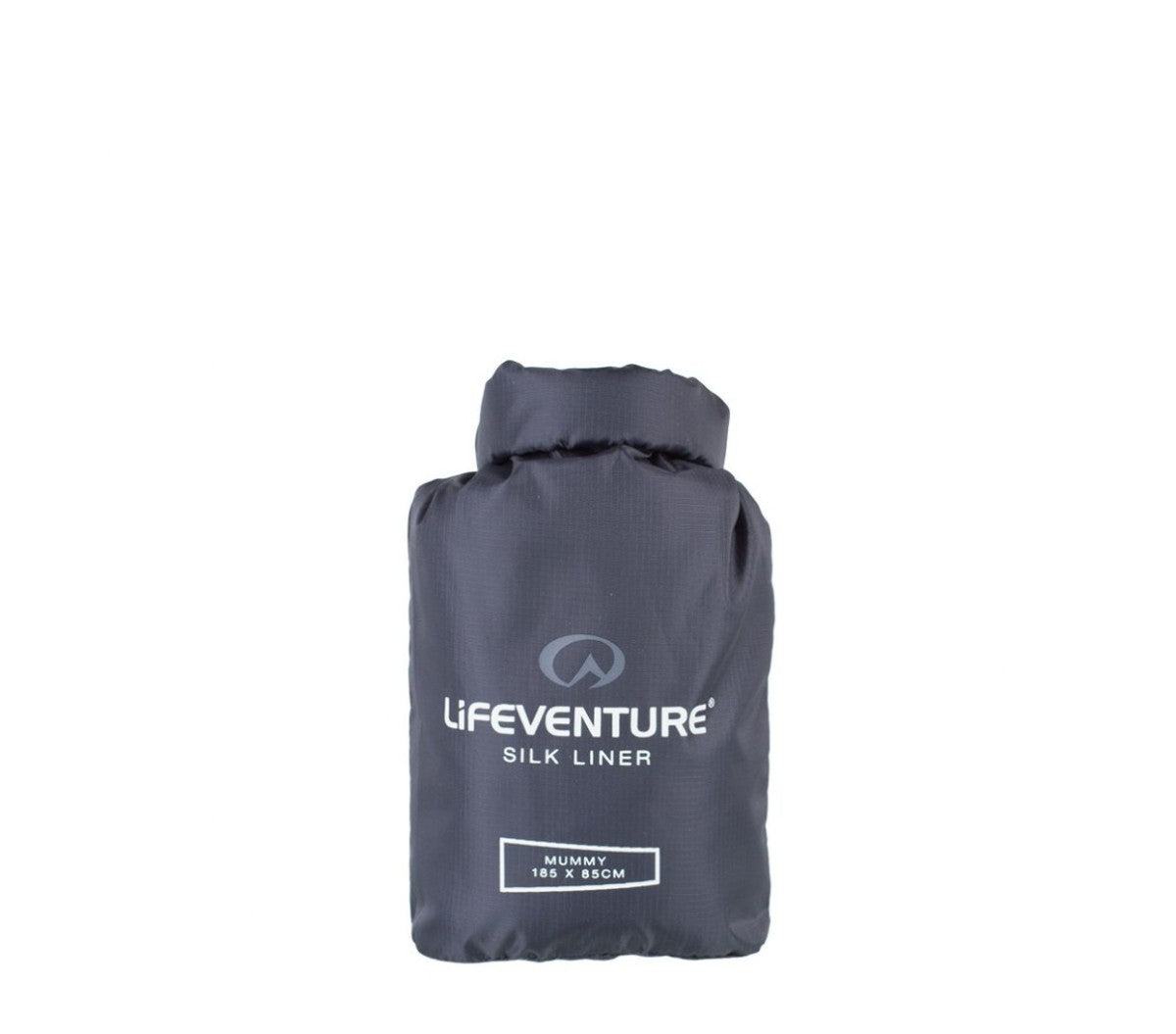 Se Lifeventure Silk Sleeping Bag Liner, Mummy (grey) - Sovepose hos RejseGear.dk