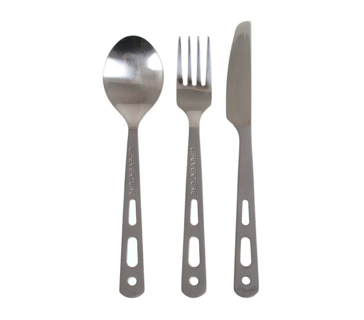 Se Lifeventure Titanium Cutlery Set - Køkkenredskaber hos RejseGear.dk