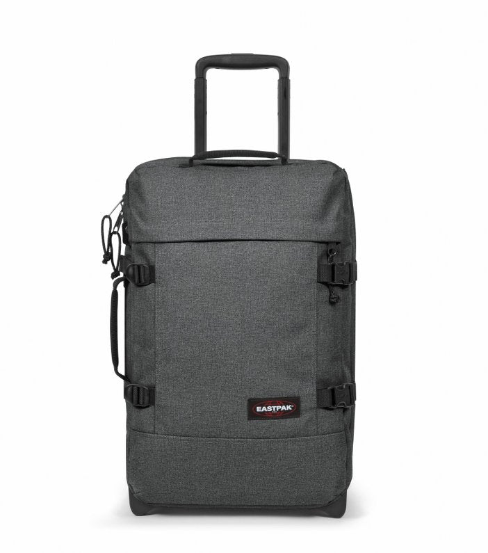 Se Eastpak Tranverz Black Denim Rejsetaske - Lille - 51 cm hos RejseGear.dk