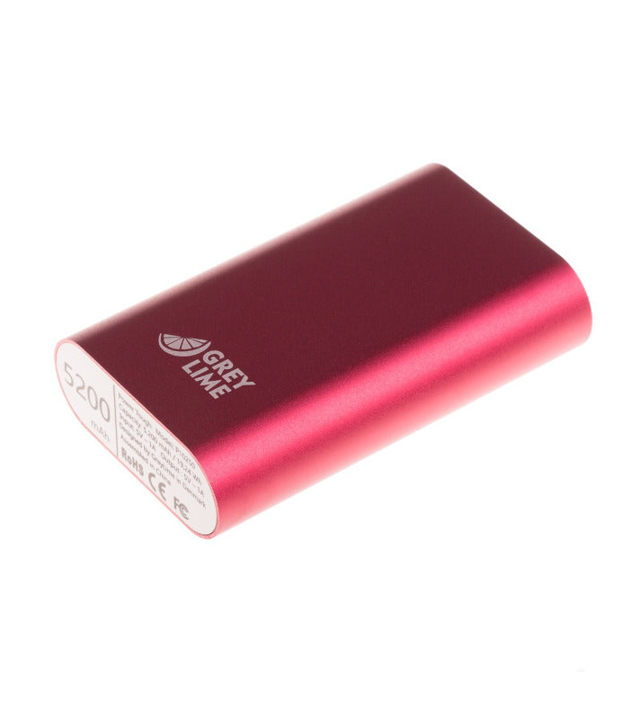 GreyLime Power Tough 5200 mAh Powerbank Megenta