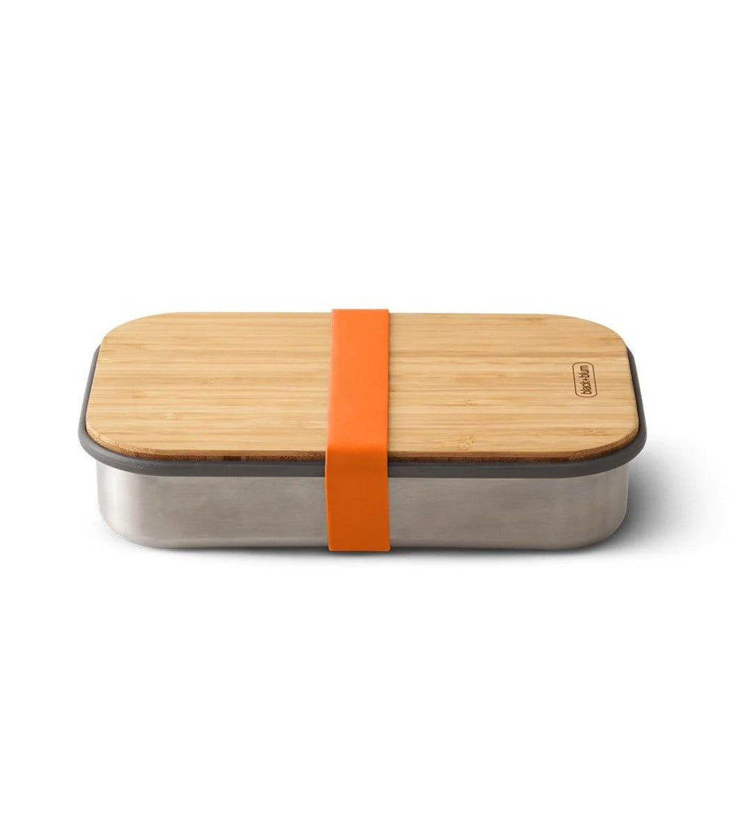 Se Black + Blum - Sandwichboks i rustfri stål (Orange) hos RejseGear.dk