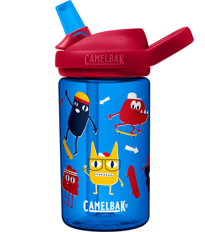 Se CamelBak Eddy+ Kids 0,40 L Drikkedunk Skate Monsters hos RejseGear.dk