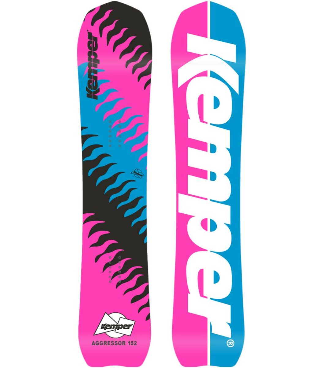 Kemper Aggressor 1989/90 Pink Snowboard - 157 cm