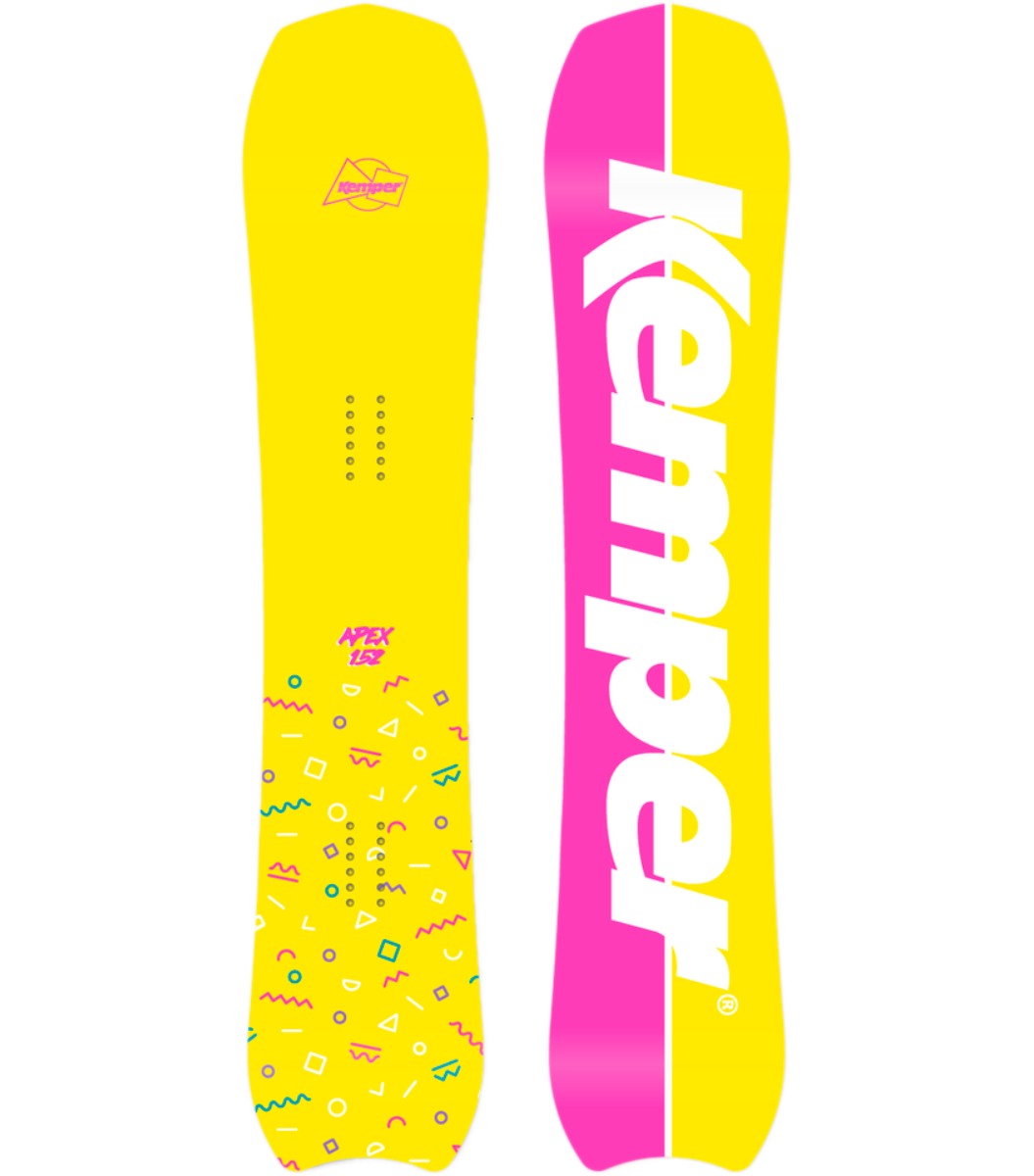 6: Kemper Apex 2021/22 Gul Snowboard - 152 cm