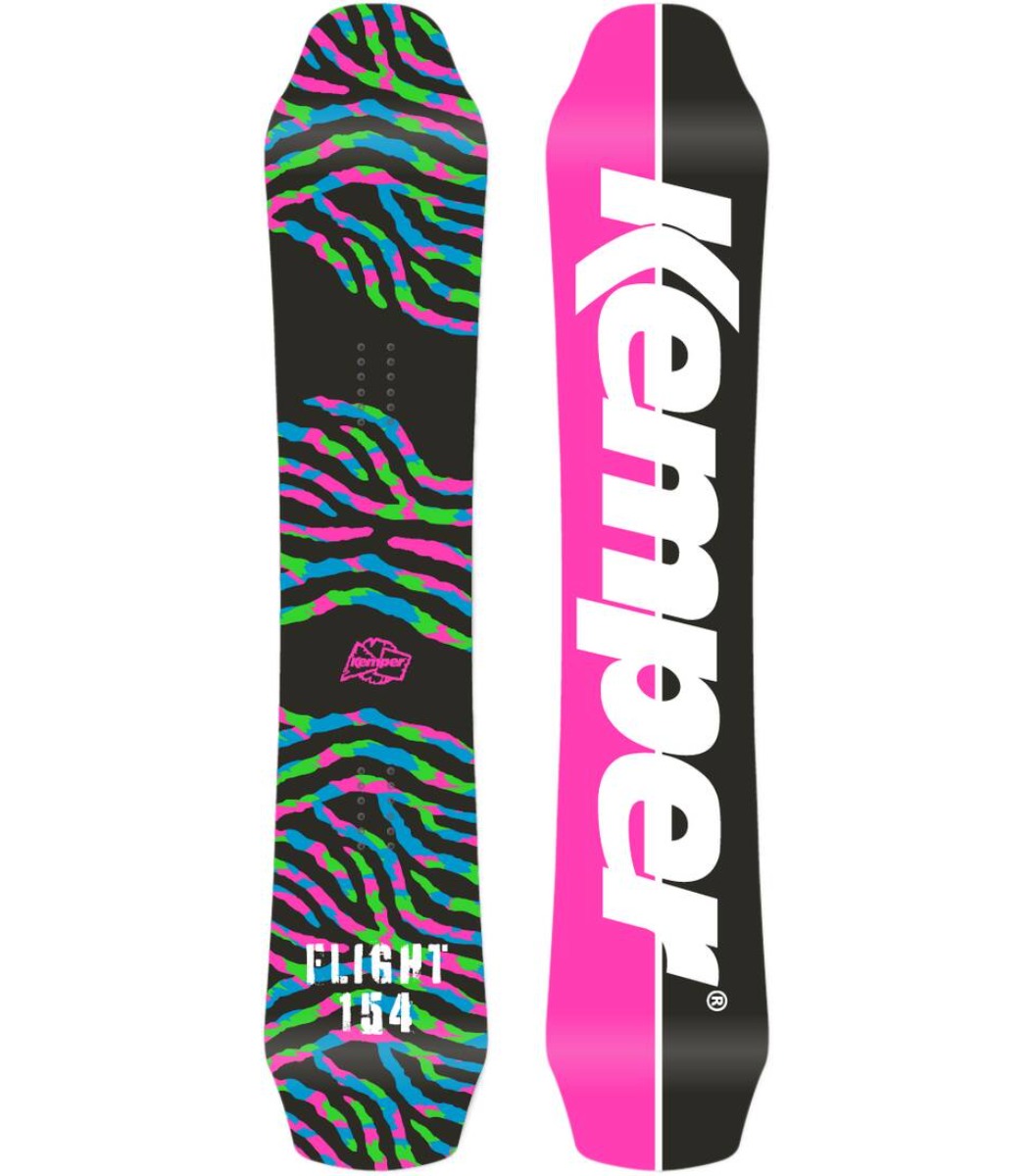 Se Kemper Flight 2021/22 Sort Snowboard - 157 cm hos RejseGear.dk