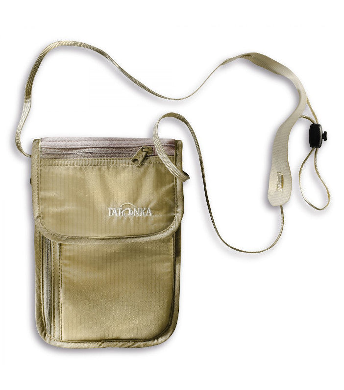 Se Tatonka Skin Neck Pouch - Natural - Str. Stk. - Pung hos RejseGear.dk