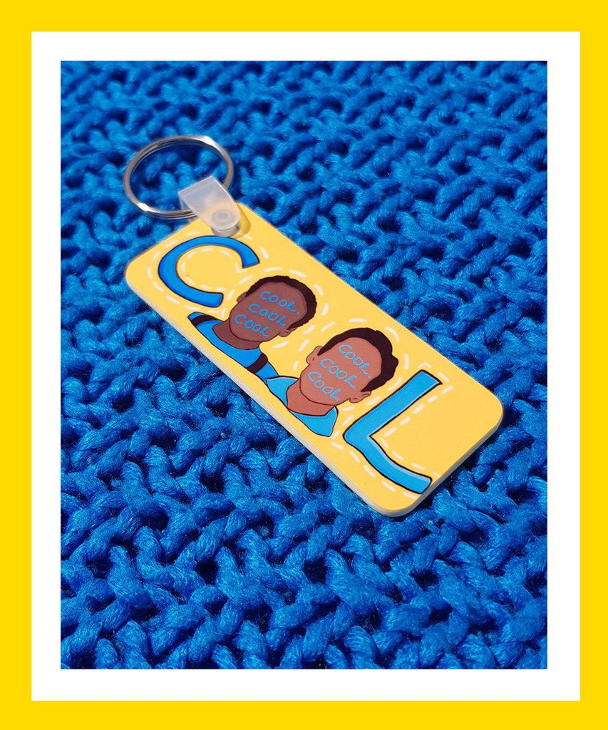 Community Troy And Abed Keyring Cool Cool Cool Cool