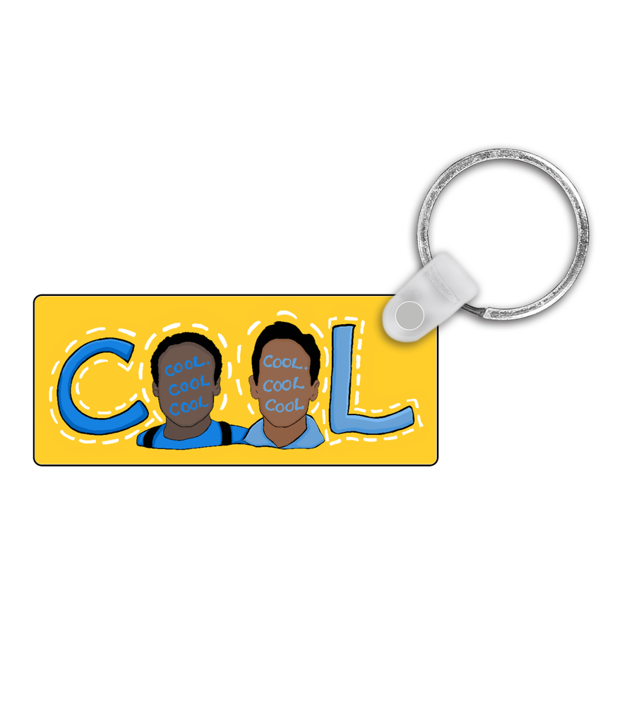 Community Troy And Abed Keyring Cool Cool Cool Cool