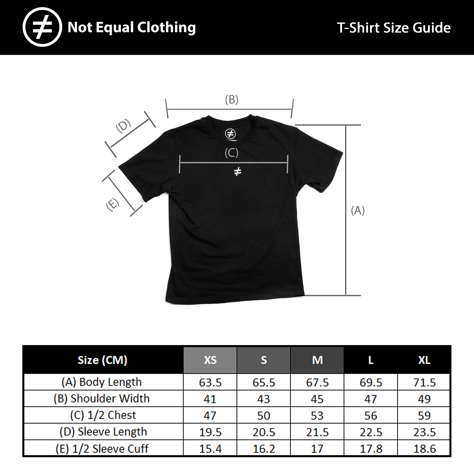 Ne Logo T Shirt Not Equal Clothing