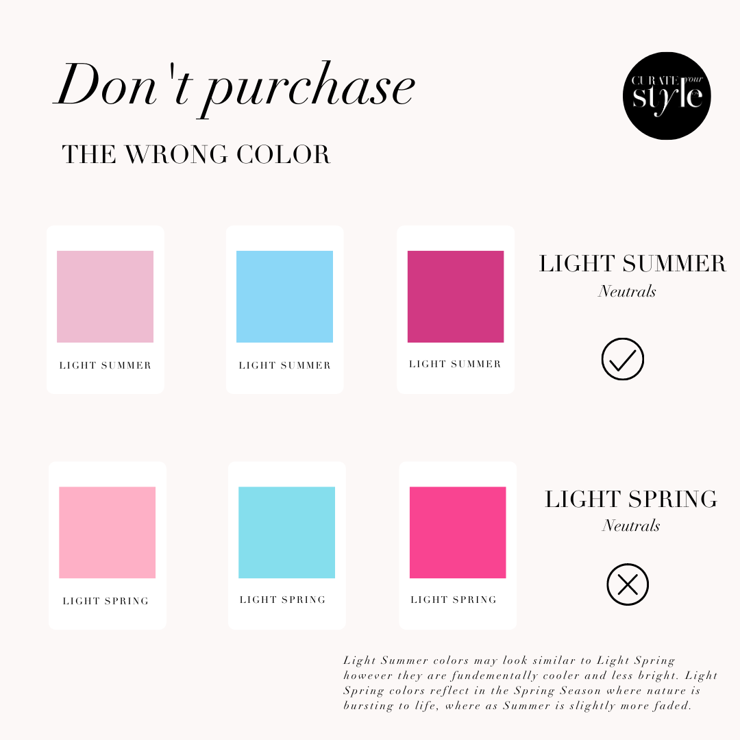 Light Summer Color Palette | Curate Your Style