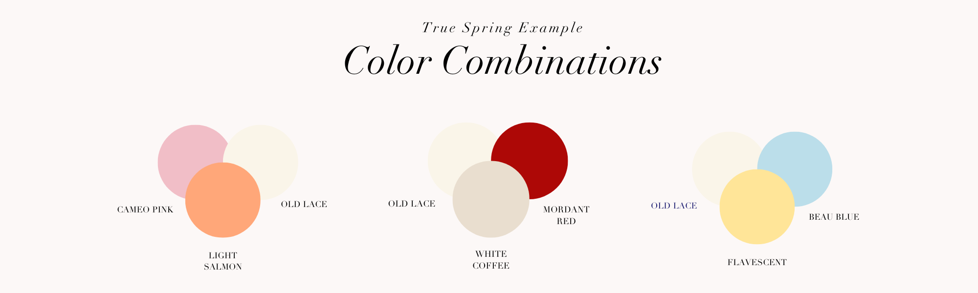 true spring color palette