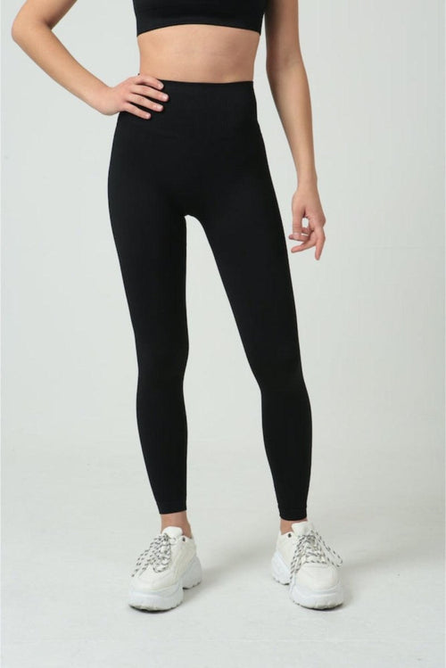 High Waisted Dylan Leggings Charcoal Marle Cotton On