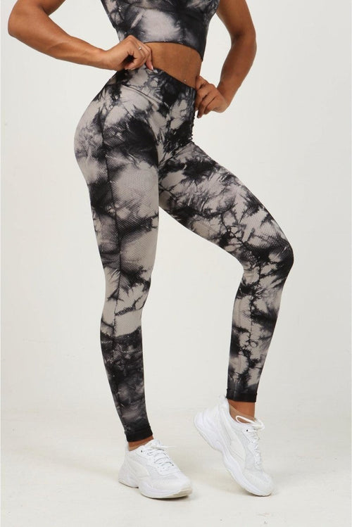 Charcoal Marl Seamless Leggings - Lemonade