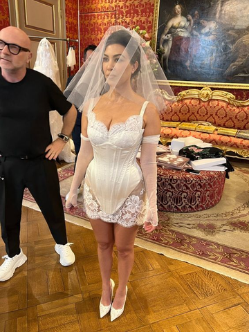 Kourtney Kardashian - Celebrity Wedding Dresses for Winter Nuptials
