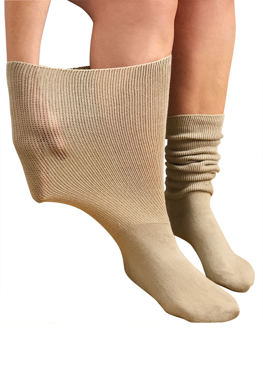 All Woman SuperWide cotton socks – The Big Bloomers Company