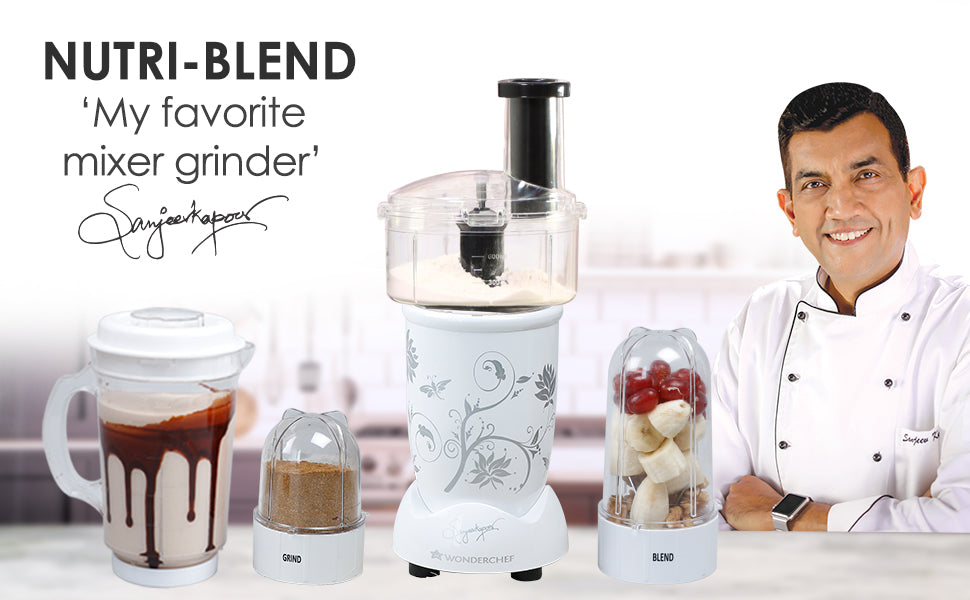 Nutri-Blend CKM Mixer Grinder (4 Jar) Champagne