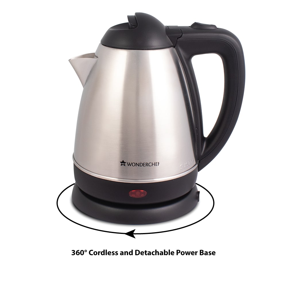 Proctor Silex Electric Tea Kettle, Water Boiler & Heater Auto-Shutoff &  Boil-Dry Protection, 1000 Watts for Fast Boiling, 1 Liter, White