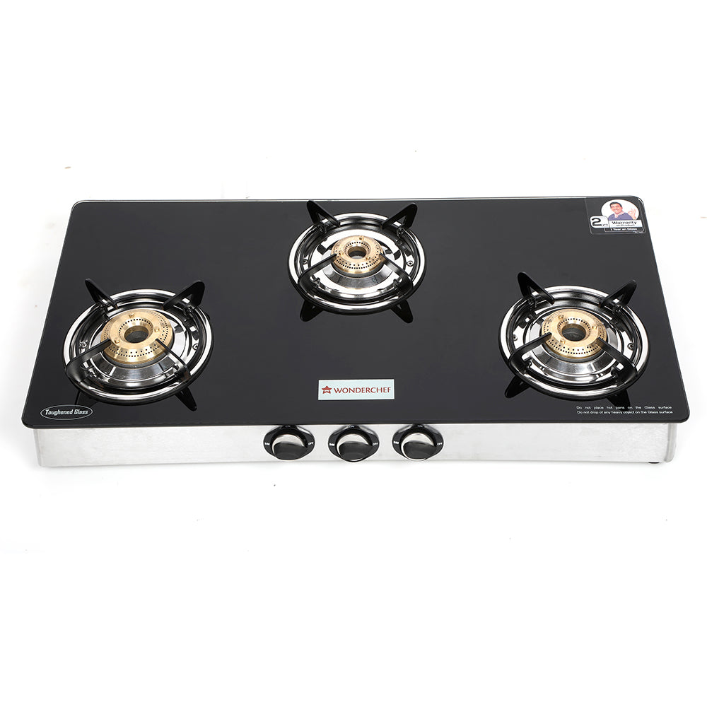 Zest 3 Burner Glass Cooktop