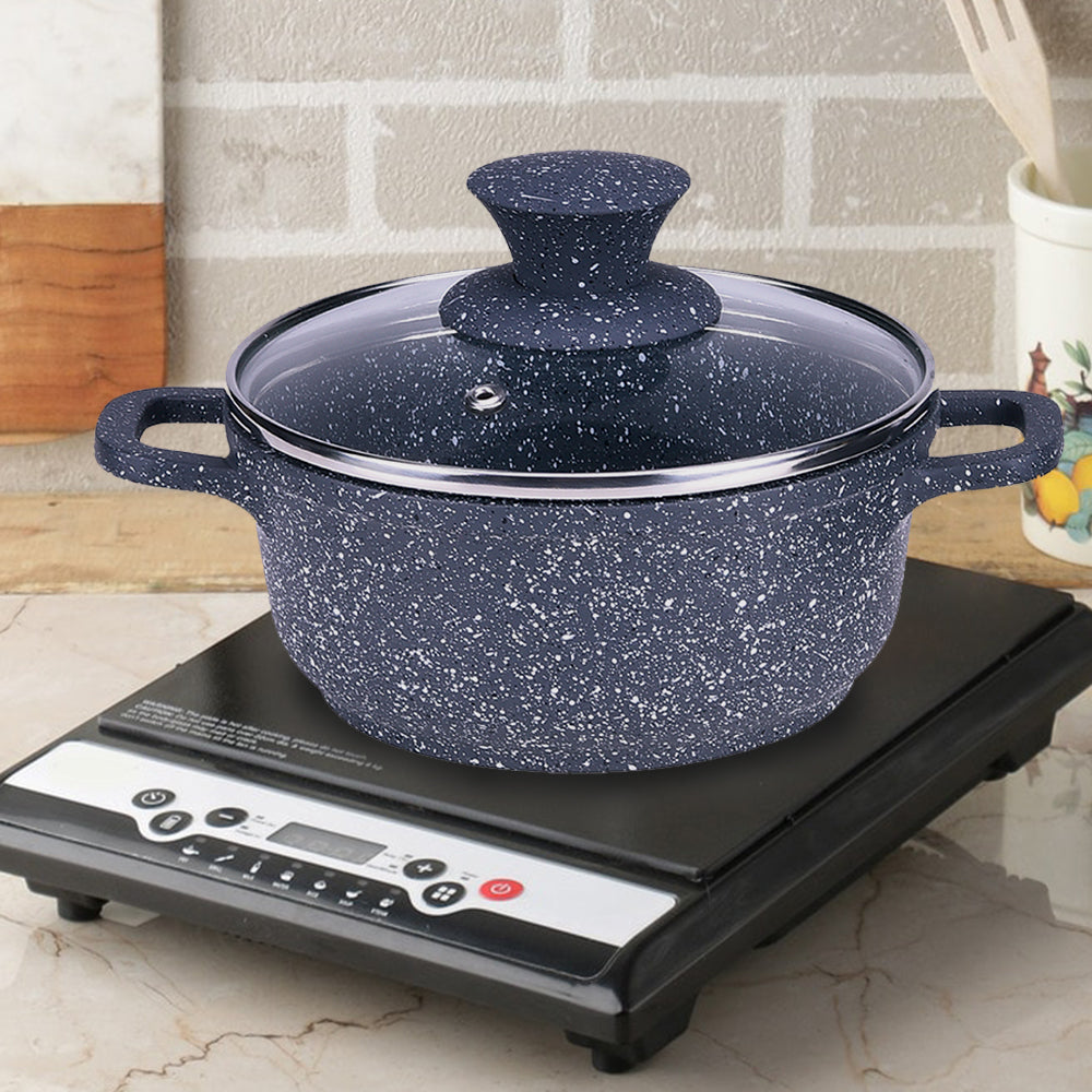 Wonderchef Granite Die-Cast Casserole Set 6Pc