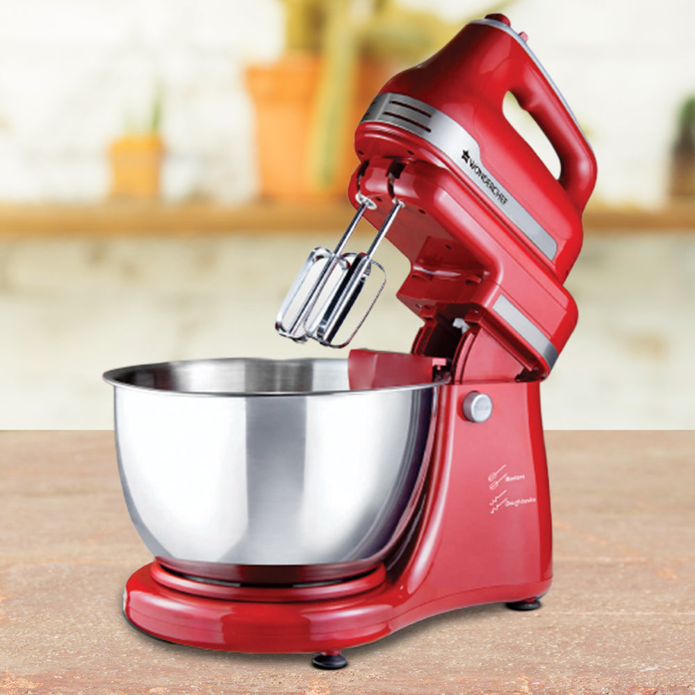 Revo Stand Mixer And Dough Kneader (3 Attachment), 5 Speed Setting,  4.5L Bowl, 300W