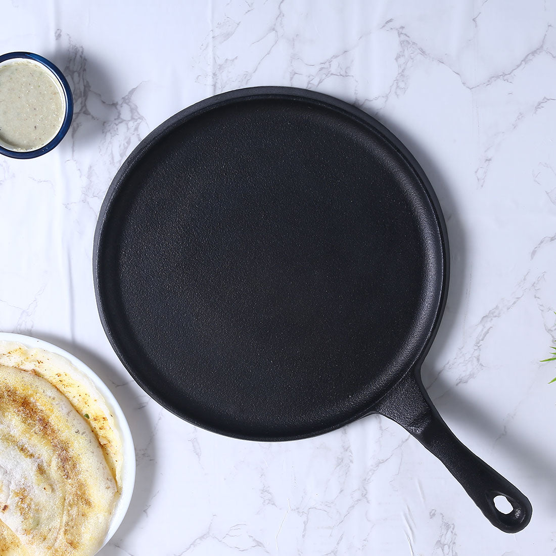 Our most loved Cast Iron Dosa pan which has a smoother finish helps you get  those perfect, crispy dosas so effortlessly. #castiron…