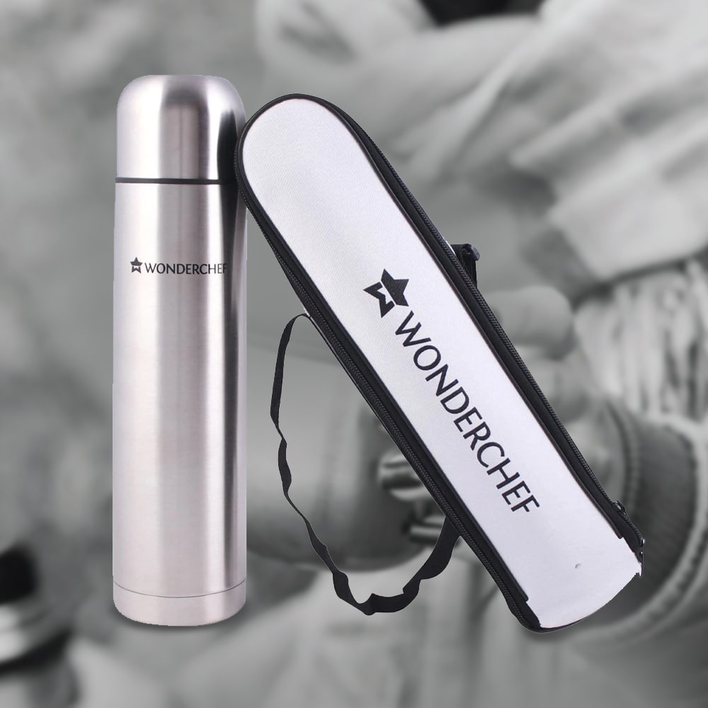 Wonderchef Hot-Bot 1000 Ml  Stainless Steel Water Bottle Online