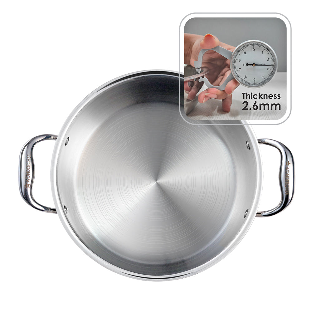 Steelpan Stainless Steel Shallow Roasting Pan 30cm x 22cm