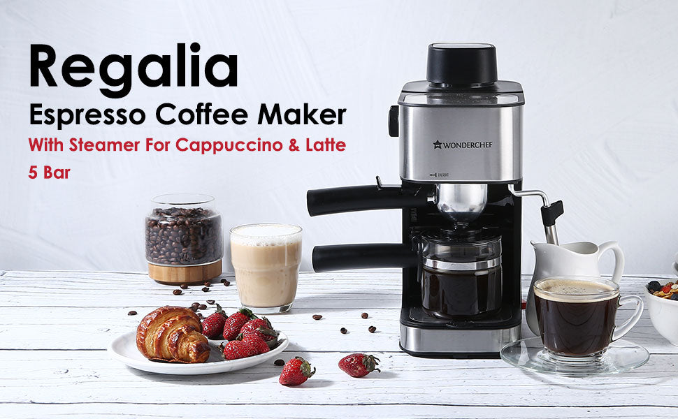 DMWD MINI Espresso Coffee Maker 5Bar Italian Pump Pressure Steam Milk  Frother Foam Bubble Machine Automatic