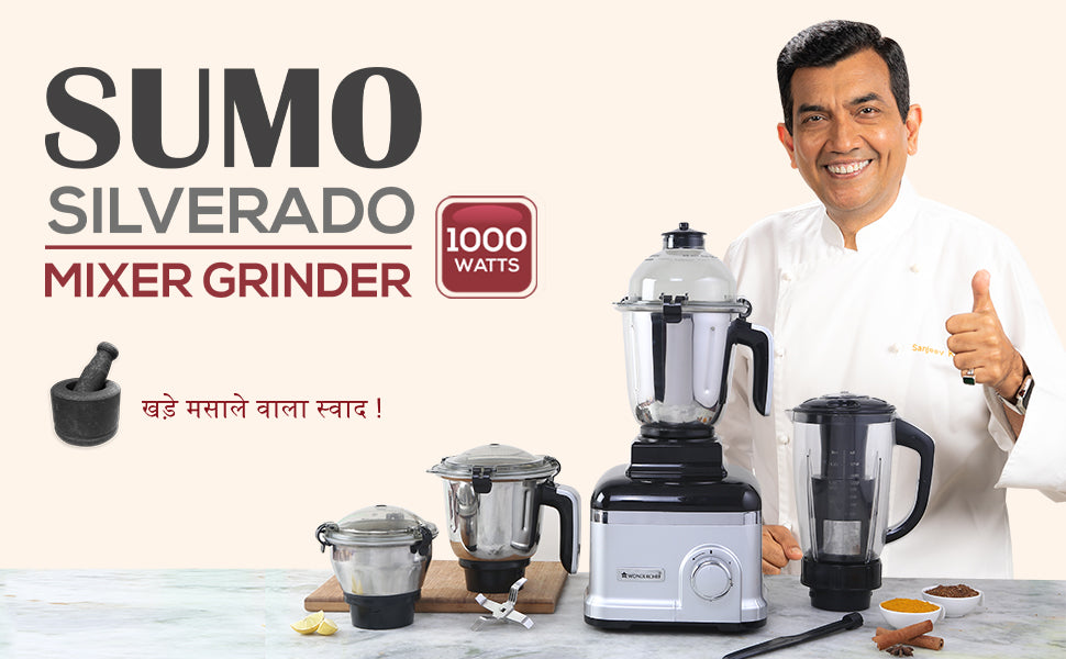 Sumo Silverado 1000 Watts Mixer Grinder