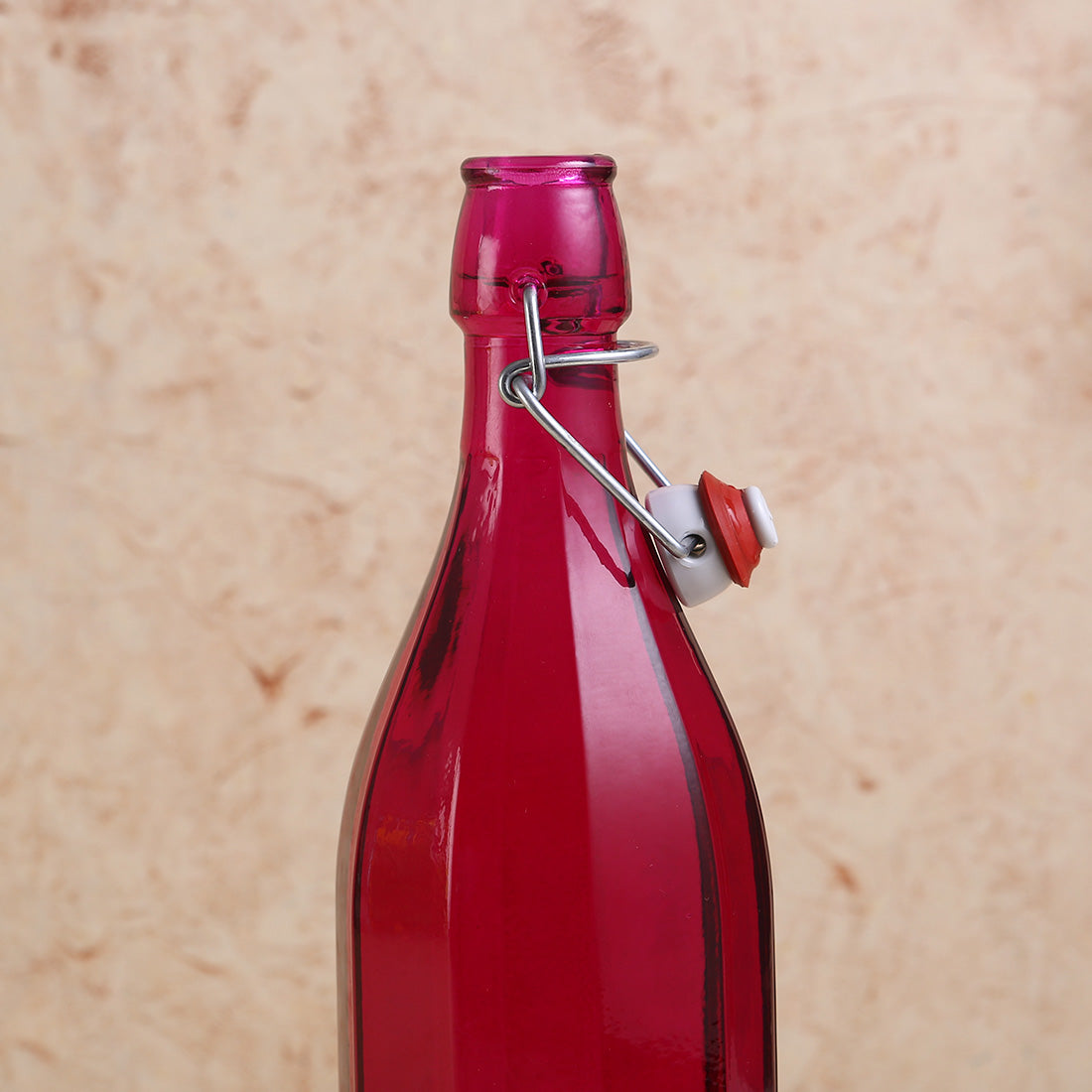 Bormioli Water Bottle - Pink - 1 L