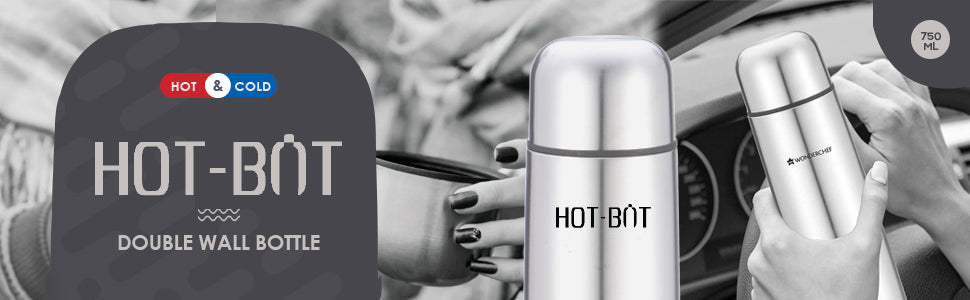 Wonderchef Hot-Bot 750 Ml  Stainless Steel Water Bottle Online