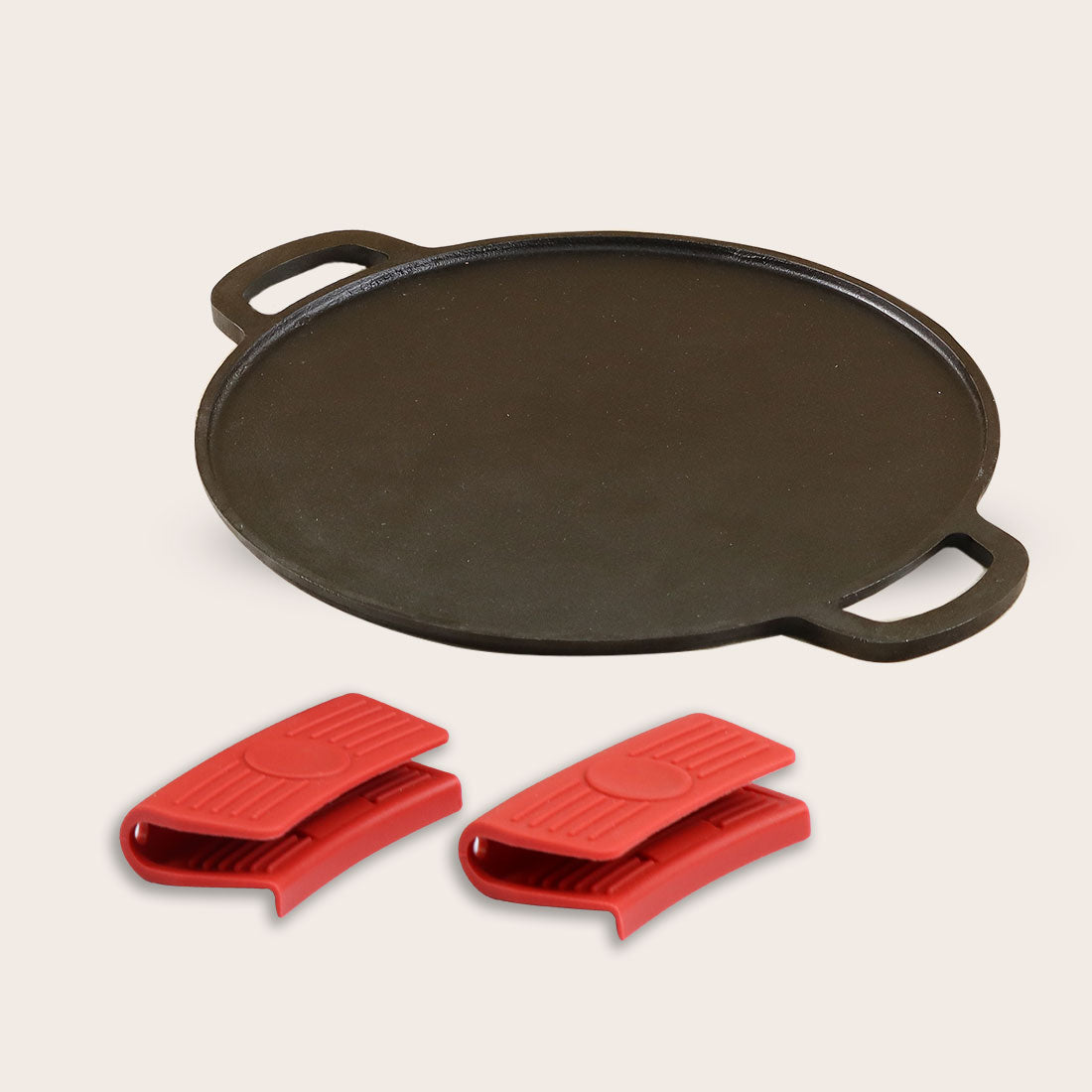 Forza Pre-Seasoned 30 cm Cast-iron Dosa Tawa