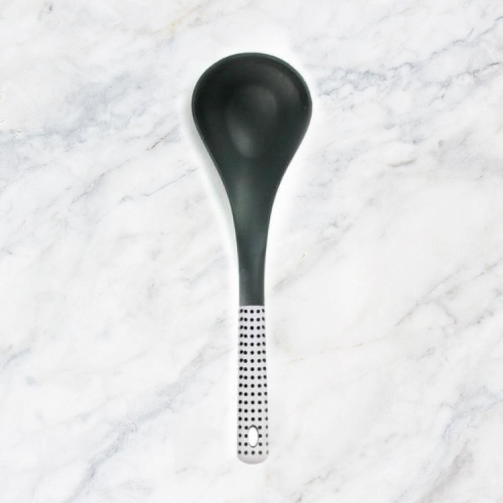 Bpa Free Silicone Kitchen Utensil Set - Spoon. Ladle And Spatula - Dishwasher  Safe - Non-stick - Heat Resistant (5 Pcs Black)