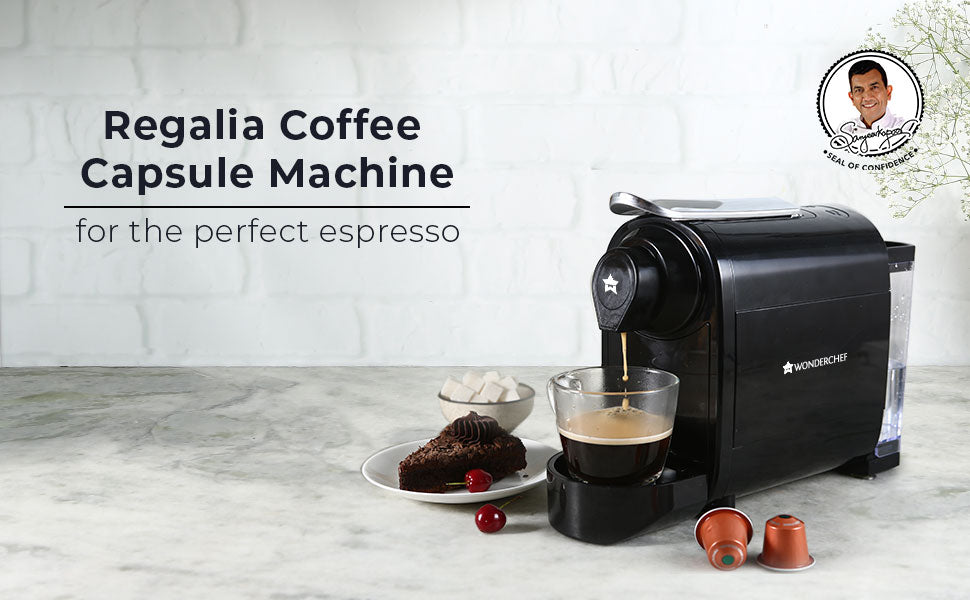 Regalia Capsule Coffee Machine with Frother
