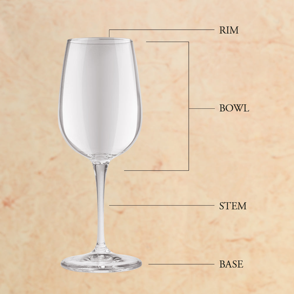 Bormioli Curve Tall Glass - 400 ML - Set of 6