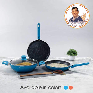 BergHOFF Graphite Non-stick Ceramic Frying Pan/Skillet 8, Recycled  Aluminum, Non-toxic Coating, Full Disk Bottom, Stir Fry Eggs Veggies Oven