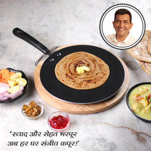 Duralife Die-cast 28 cm Dosa Tawa  5 Layer Healthy Duramax Non-Stick –  Wonderchef