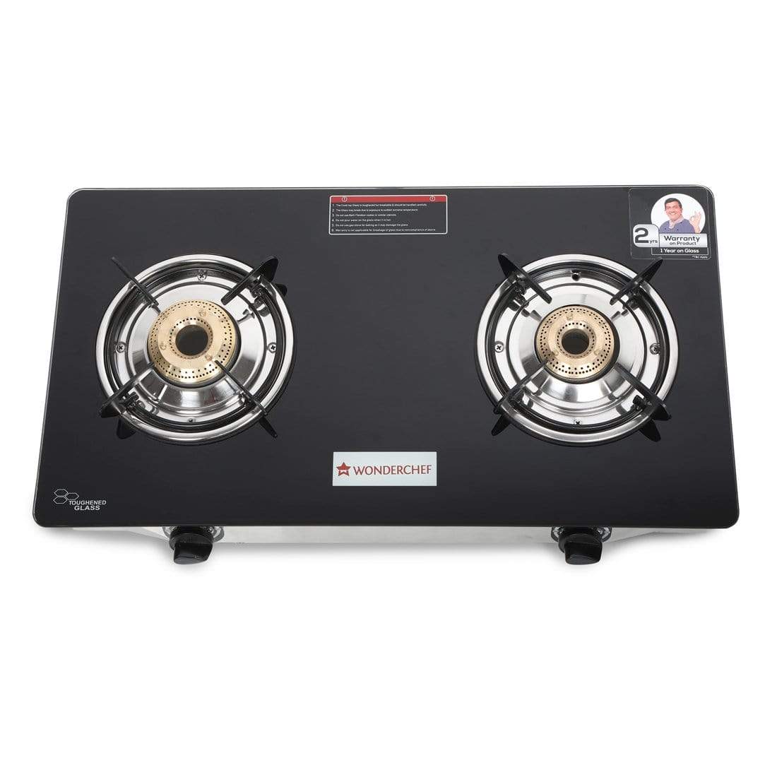 Wonderchef Zest Glass Cooktop 2 Burner Gas Stoves Online In India