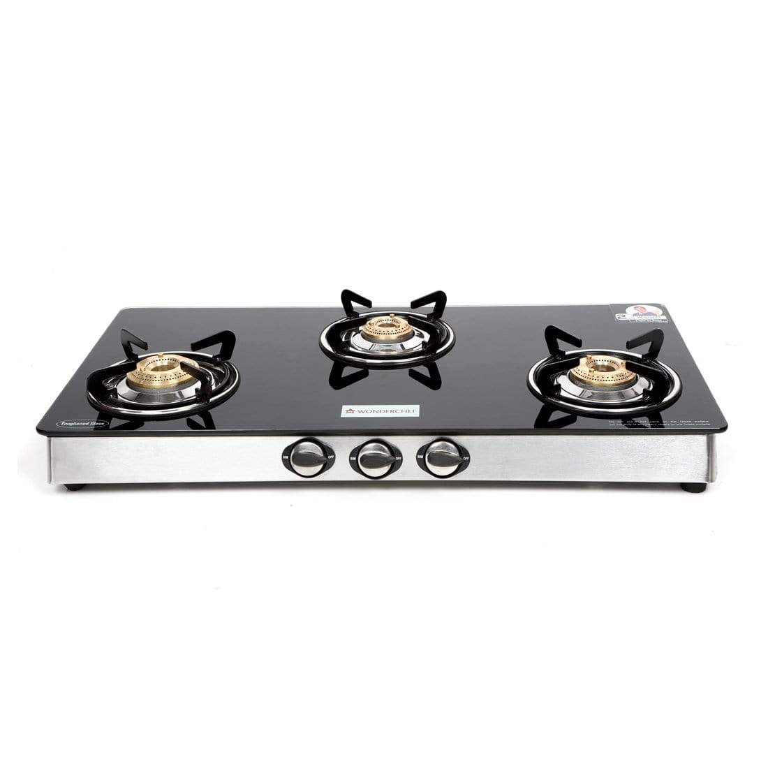 Wonderchef Zest Glass Cooktop 3 Burner Gas Stoves Online In India