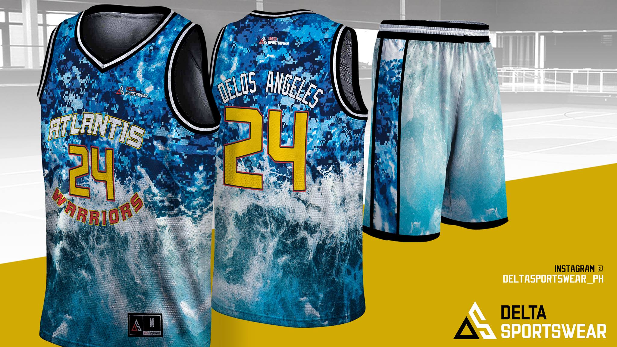 sublimation jersey design blue