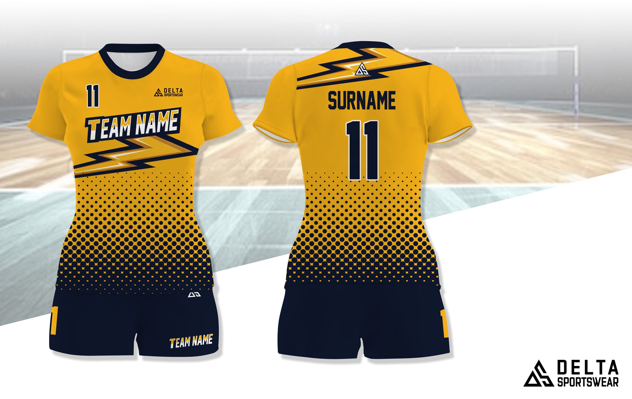 Download Volleyball Uniform Set (Code: PRE-2003)