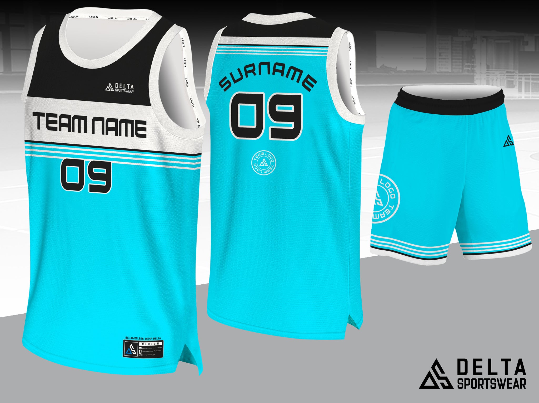 turquoise basketball jersey