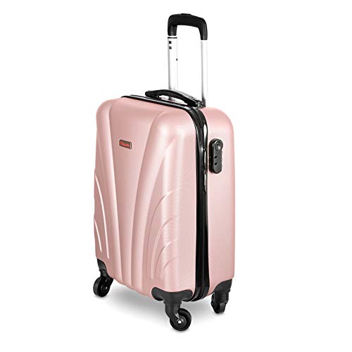 Cabin Bag Luggage By Humlintm 55x35x20 4 Wheel Carry On Suitcase R