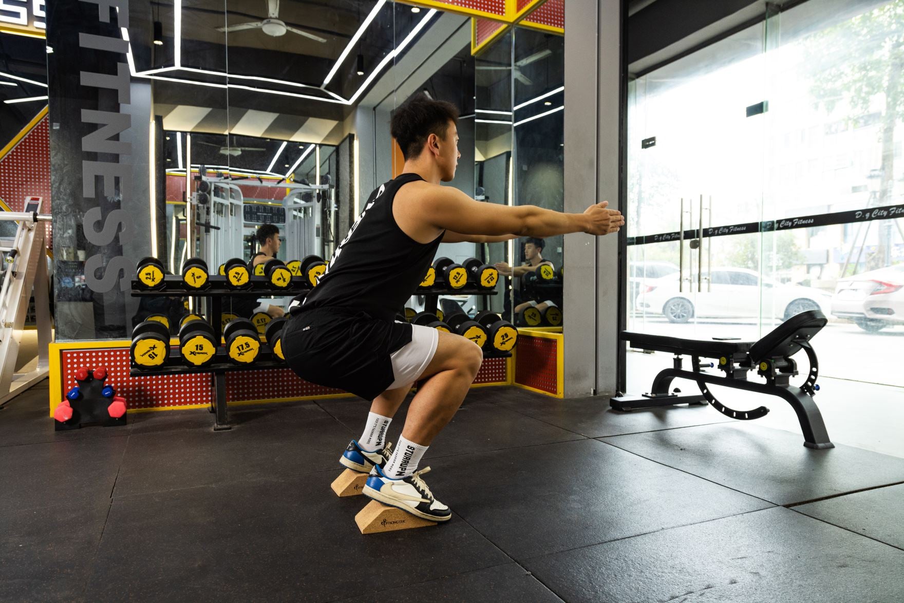 Strongtek squat wedge block