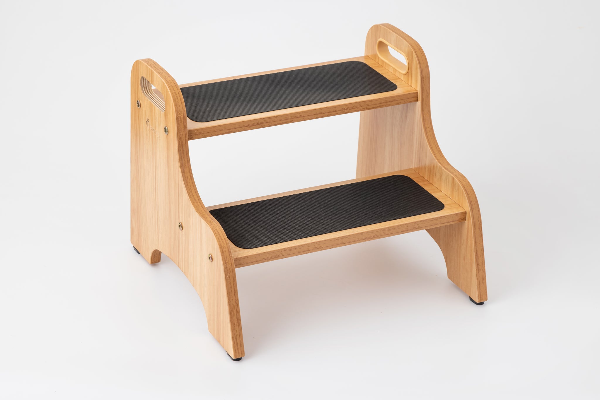 Strongtek two step stool in natural color